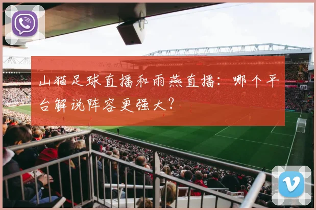山猫足球直播和雨燕直播:哪个平台解说阵容更强大?